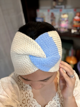 Knit Wrap Headband - Coastal Breeze