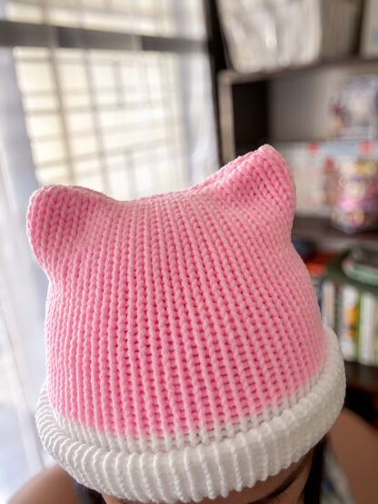 Pink Harmony Cat Beanie