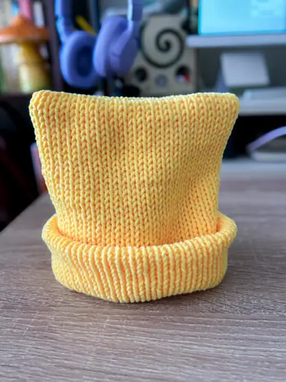 Mustard Cat Beanie